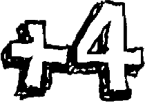 Hand drawn icon for NEWNO - Plus Four Card